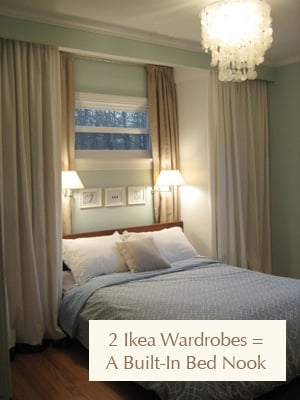 Adding Ikea Wardrobes For A Built-In Bed Nook & More Storage