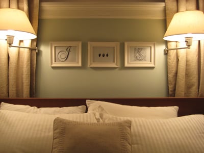 Making Personalized Initial Art To Hang Over The Bed