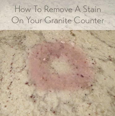 How To Get Stains Out Of Your Granite Countertop