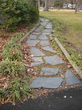 How To DIY A Slate Path To Your Front Door