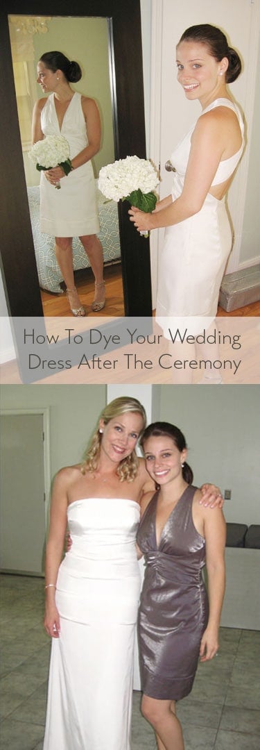 How To Dye Your Wedding Dress