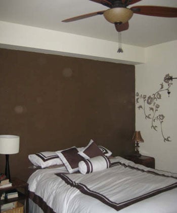Adding Built-in Wardrobes With Curtains To Either Side Of The Bed