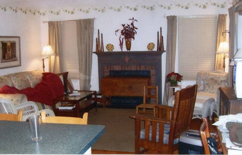 A Formal Blue And Tan Living Room Makeover