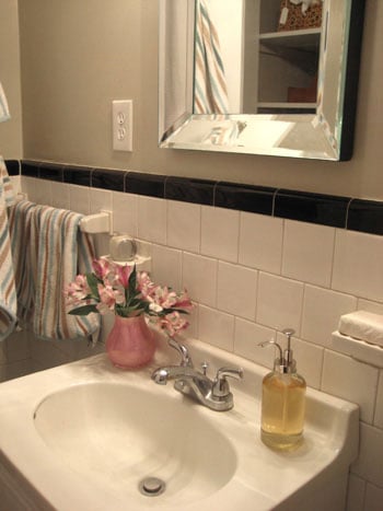 Adding Glass Soap Dispensers To The Bathroom