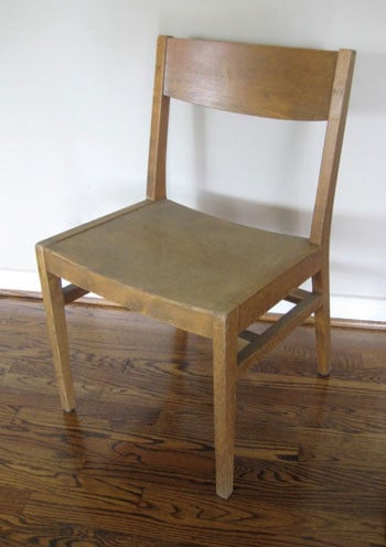 Sanding & Painting A Modern Chair Red