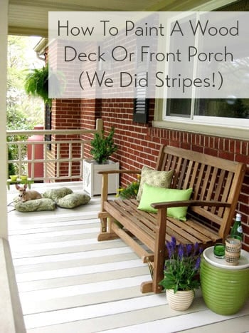 How To Paint A Front Porch Floor