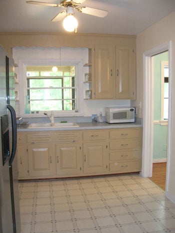 Using Peel & Stick Vinyl Tiles In Our Kitchen