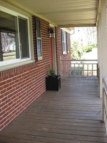 $498 Front Porch Makeover