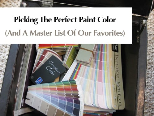 How To Pick The Perfect Paint Color