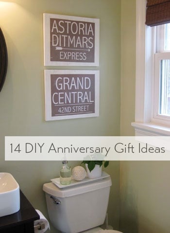 14 DIY Anniversary Gift Ideas