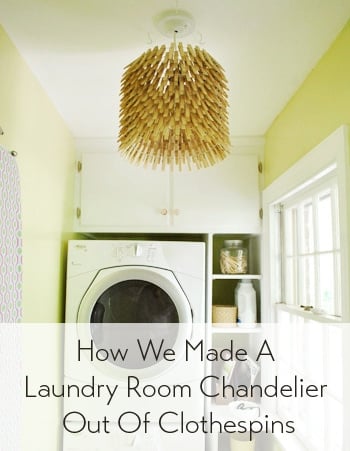 How To Make A Clothespin Chandelier