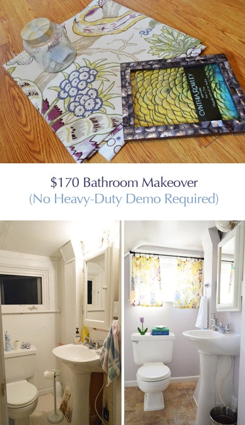 $170 Bathroom Makeover For Granny