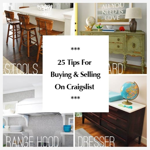 25 Tips For Buying And Selling On Craigslist