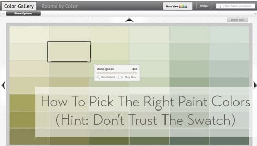 How To Pick The Right Paint Colors