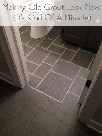 How We Got Our Stained Grout White Again
