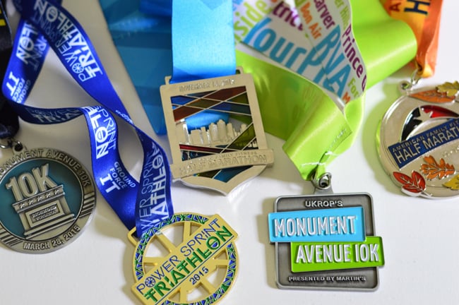 Turning Race Medals Into Christmas Ornaments