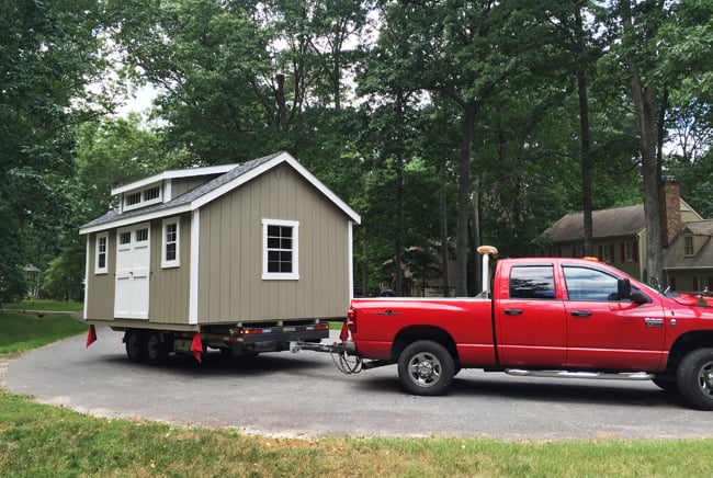 Shed-Delivery-Truck-In-Cul-De-Sac