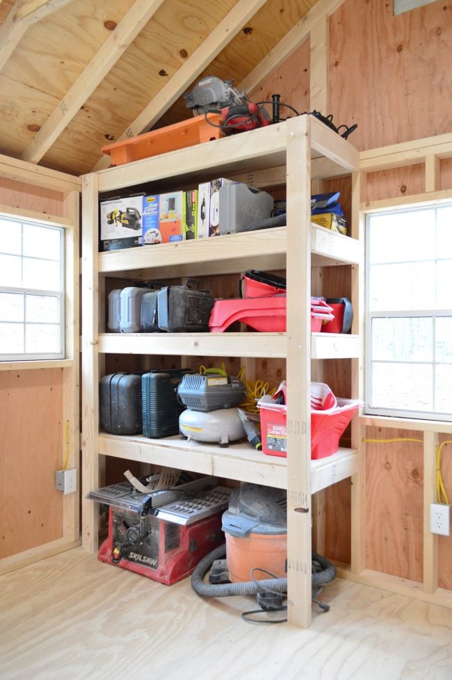 How To Build Easy DIY Garage Shelving