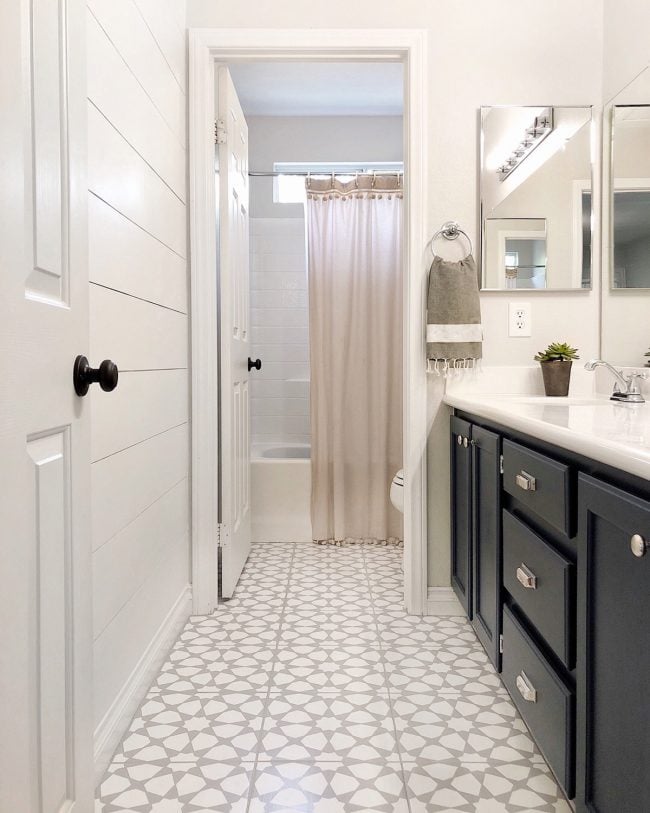 How To Paint Bathroom Floor Tile