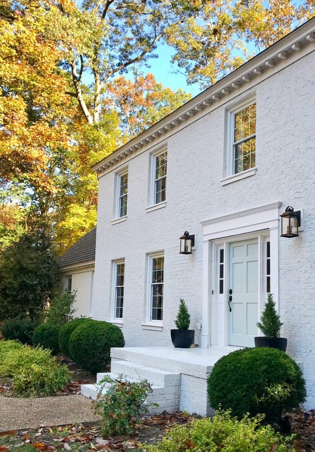 Painting Our Brick House White!