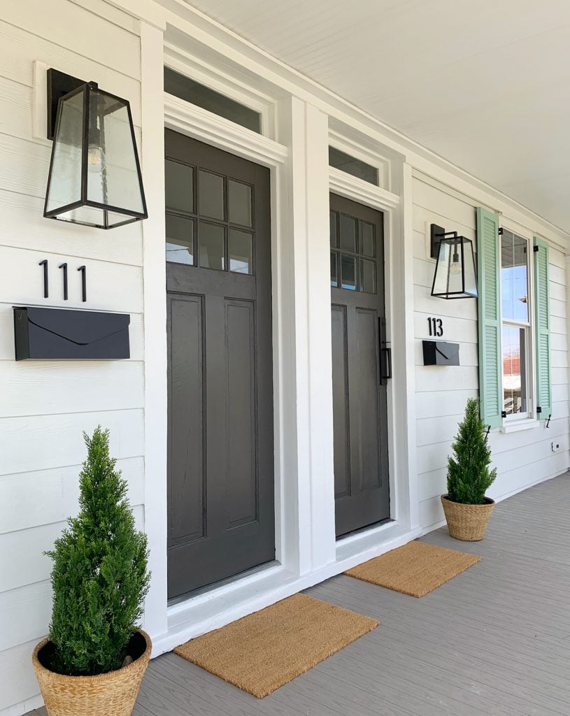 A Front Porch Makeover At The Duplex!