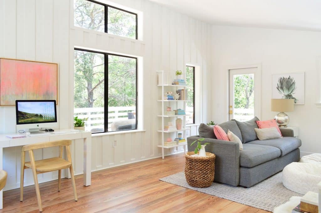 Upstairs Family Room, Four Weeks In