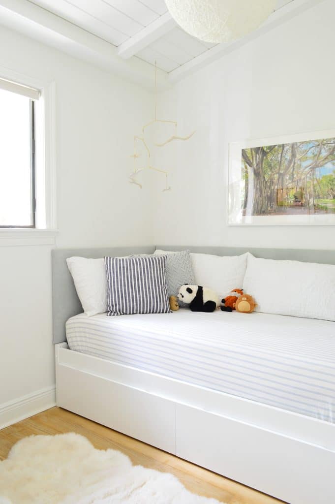 The Easiest DIY Headboard