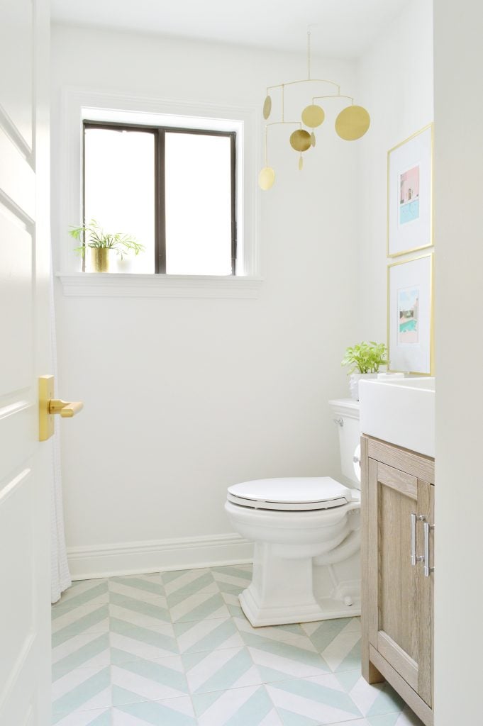 A Before & After Look At Our (Only!) Bathroom