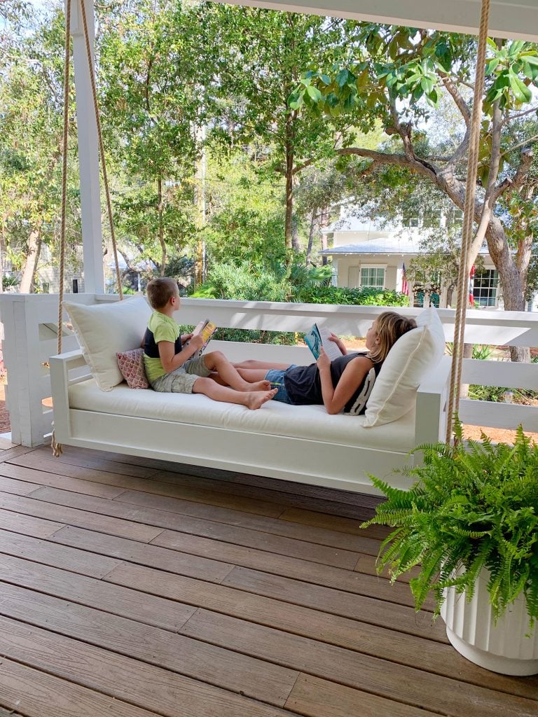 How To Hang An Outdoor Daybed (On Video!)