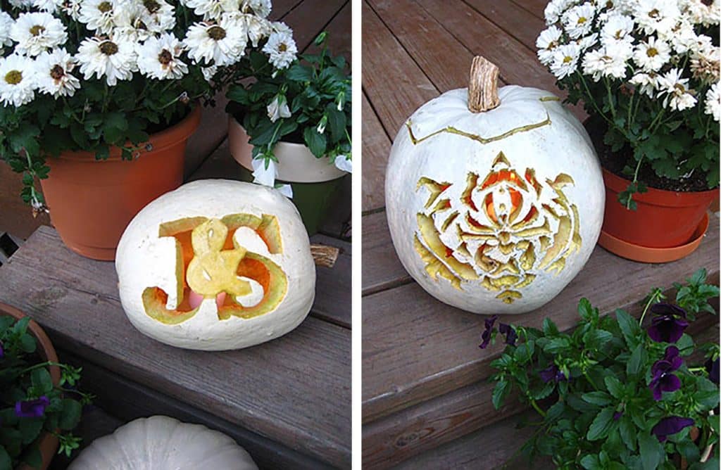 How To Carve A Monogram Halloween Pumpkin