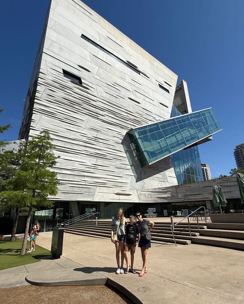 Out of Perot Museum of Nature and Science in Dallas Texas