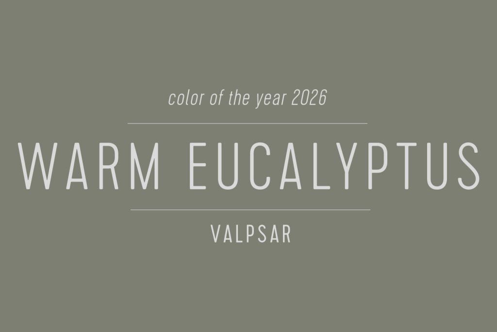 Swatch of Valspar Color of the Year 2026 Warm Eucalyptus