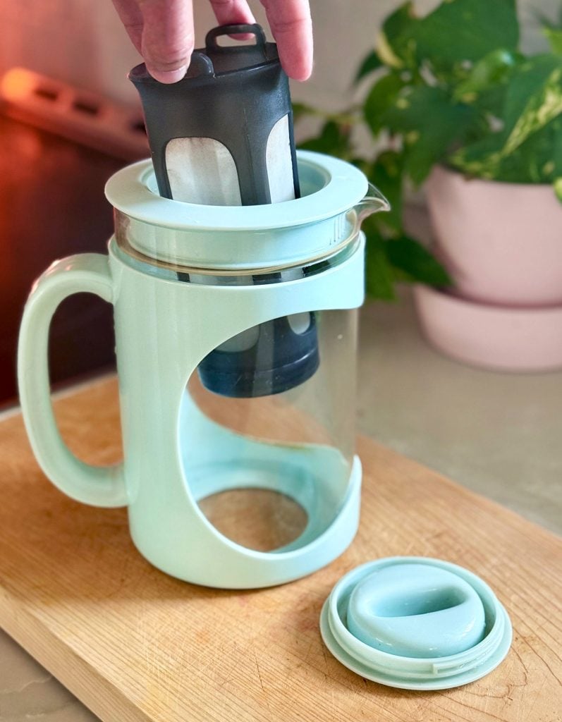 Addding Filter To Home Cold Brew Coffee Maker
