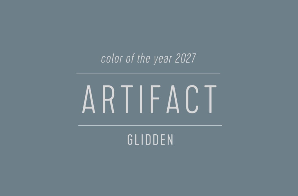 Swatch of Glidden Color of the Year 2027 Artifact