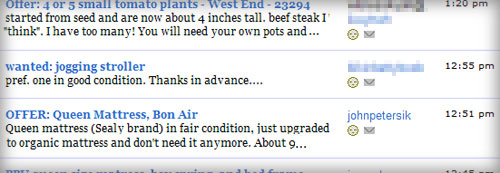Using Freecycle To Recycle Old House Items