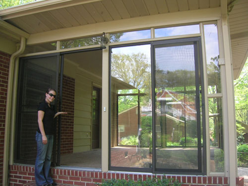 Painting Exterior Brick In The Sunroom