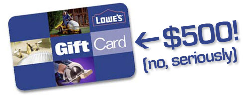 Fab Freebie: All Time Lowe’s