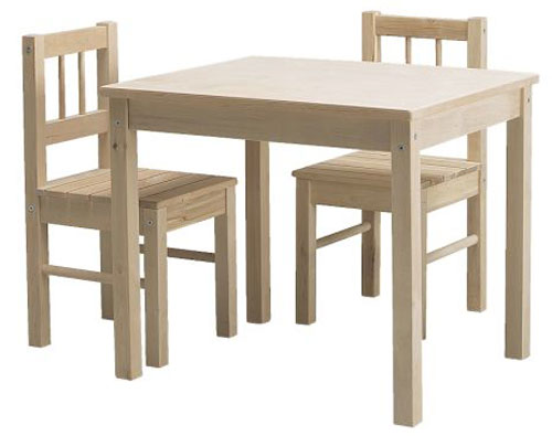 Making Over A Kids Table & Chairs With Paint