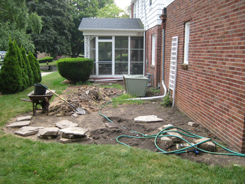 DIYing A Paver Patio In The Backyard