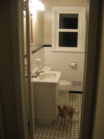 How To Demo Tile, Mortar, & Metal Mesh In Bathroom Walls