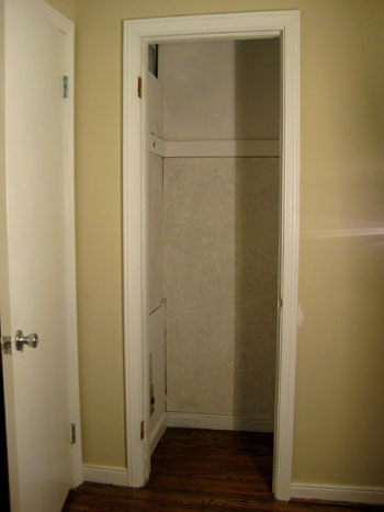 Painting And Organizing The Nursery Closet