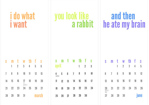 Making A Homemade Calendar (Free Printable Included)