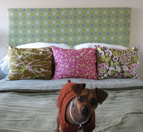 How To Make A Patterned Fabric Headboard