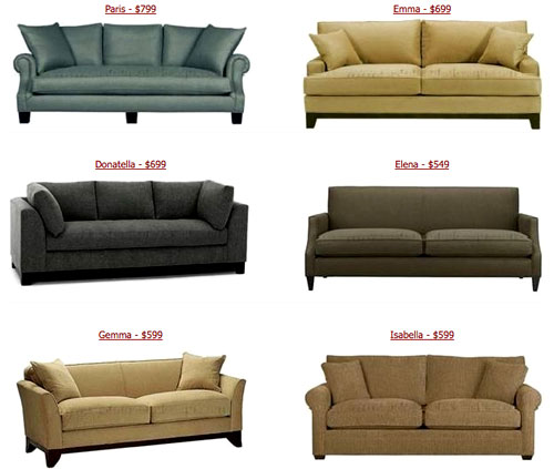 Affordable Couches From Custom Sofa Design