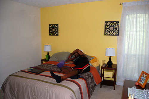 Using Wall Panels To Make A Headboard