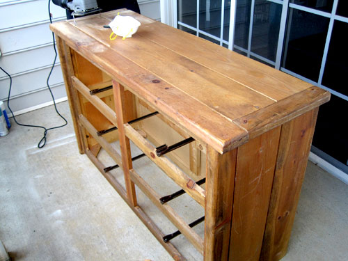 Turning A Dresser Into A Changing Table
