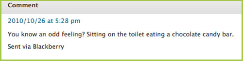 Best Spam Comment Ever