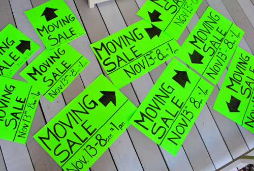 How To Host A Moving Sale
