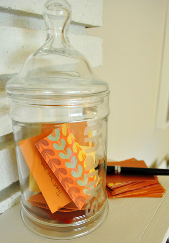 DIY “Thanks Jar”