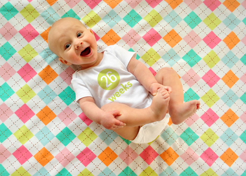 Weekly Baby Photo Project: Halfway Point!